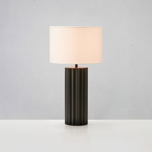 Stolové Lampa Markslöjd, Hashira, Čierna, Obývacia izba, Tkanina / Textil