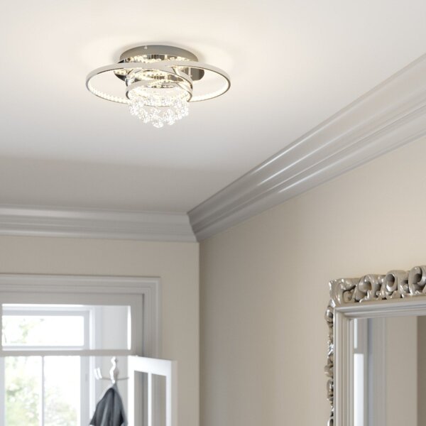 Stropné Lampa Lucande, Keely, stmievateľné, Metalická, Obývacia izba, Kov, Moderný