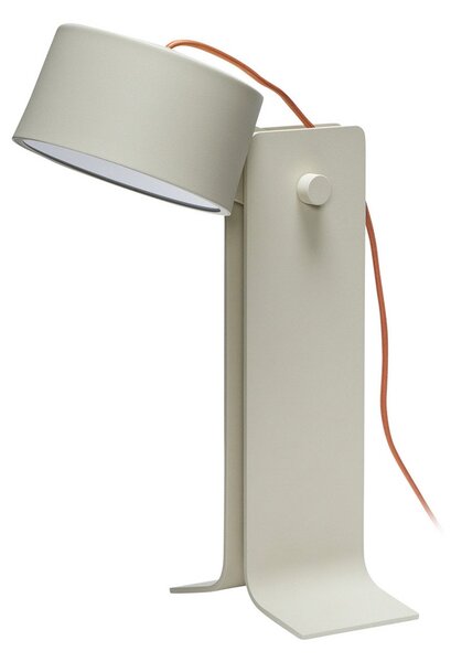 Stolové Lampa Hübsch, Crea, stmievateľné, Béžová, Obývacia izba, Hliník, Dizajnový