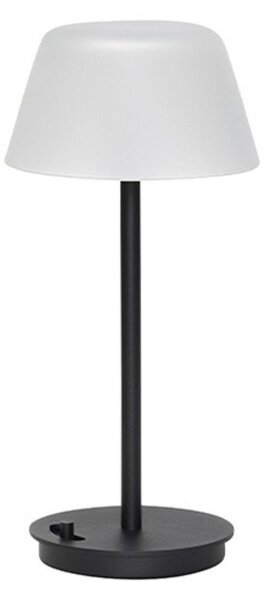 Stolové Lampa Hübsch, stmievateľné, Čierna, Obývacia izba, Kov