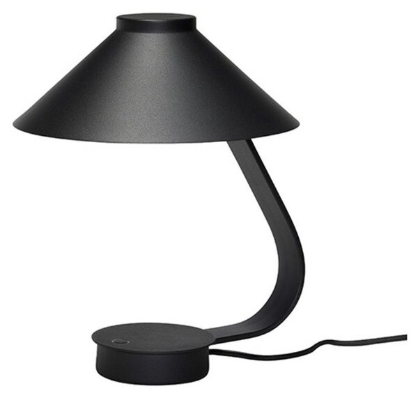 Stolové Lampa Hübsch, stmievateľné, Čierna, Obývacia izba, Kov
