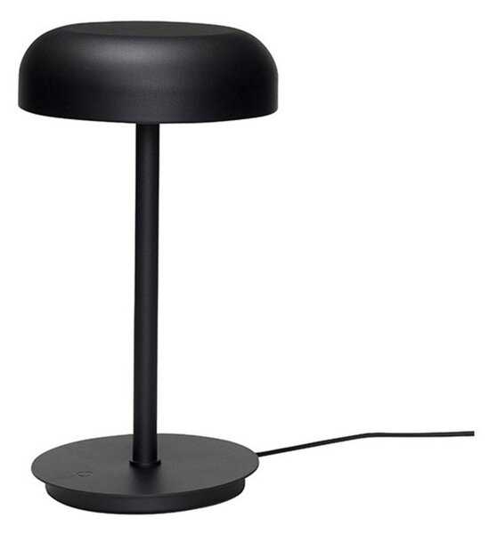 Stolové Lampa Hübsch, stmievateľné, Čierna, Obývacia izba, Plast