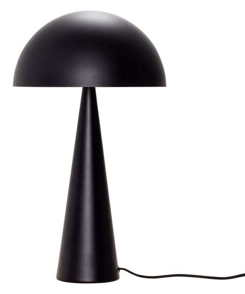 Stolové Lampa Hübsch, Čierna, Obývacia izba, Kov, Dizajnový