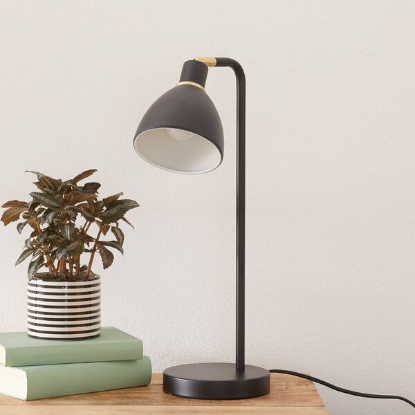 Stolové Lampa Nordlux, Ray, Čierna, Obývacia izba, Kov, Moderný
