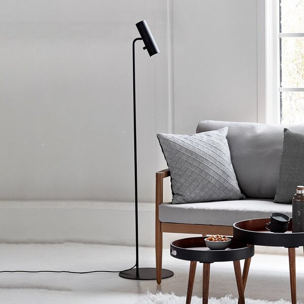 Stojacie Lampa DFTP by Nordlux, MIB 6, Čierna, Obývacia izba, Kov, Moderný