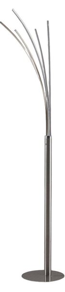 Stojacie Lampa Lindby, Boba, Metalická, Obývacia izba, Hliník, Moderný