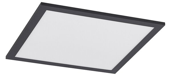 Stropné Lampa Lindby, Nelios, stmievateľné, Čierna, Kuchyňa, Plast, Moderný