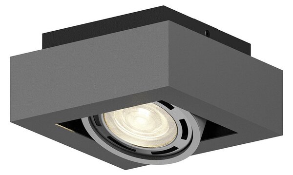 Stropné Lampa Arcchio, Ronka, stmievateľné, Sivá, Obývacia izba, Kov, Moderný