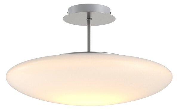 Stropné Lampa Lindby, Gunda, stmievateľné, Biela, Obývacia izba, Sklo, Moderný