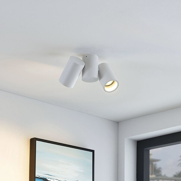Stropné Lampa Arcchio, Gesina, stmievateľné, Biela, Obývacia izba, Kov, Moderný