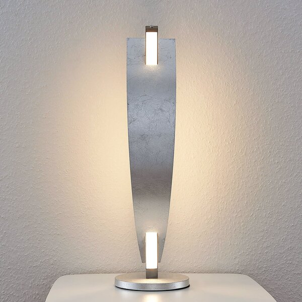 Stolové Lampa Lucande, Marija, stmievateľné, Metalická, Obývacia izba, Kov, Moderný