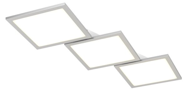 Stropné Lampa Lucande, Ilira, stmievateľné, Metalická, Kuchyňa, Hliník, Moderný