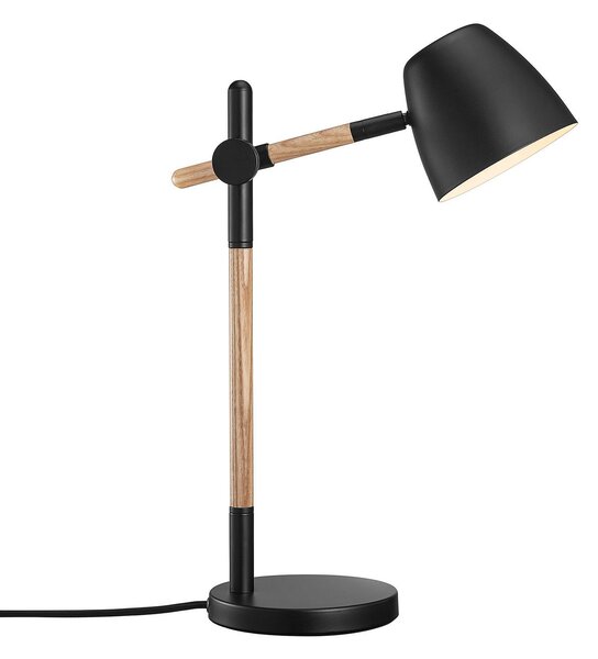 Stolové Lampa Nordlux, Theo, Čierna, Pracovňa, Kov, Moderný
