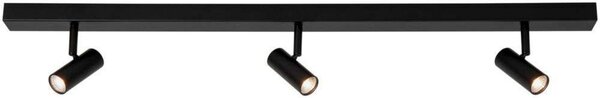 Stropné Lampa Nordlux, stmievateľné, Čierna, Obývacia izba, Kov