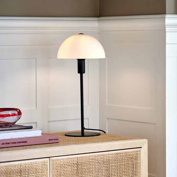 Stolové Lampa Nordlux, Ellen, Čierna, Spálňa, Sklo, Škandinávsky