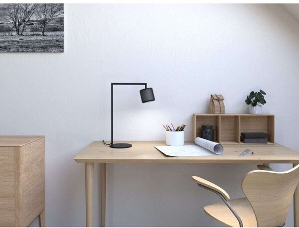 Stolové Lampa Herstal, Čierna, Obývacia izba, Kov