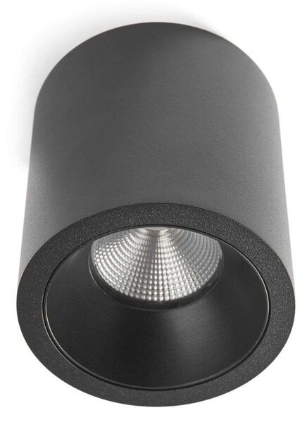 Stropné Lampa ANTIDARK, stmievateľné, Čierna, Obývacia izba, Hliník