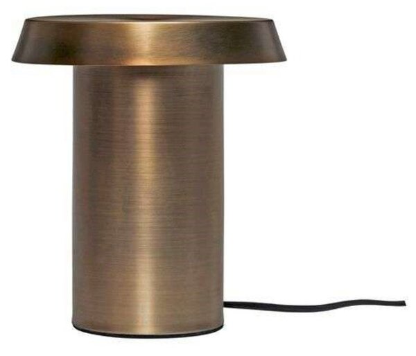 Stolové Lampa Hübsch, Zlatá / Mosadz, Obývacia izba, Kov, Vintage