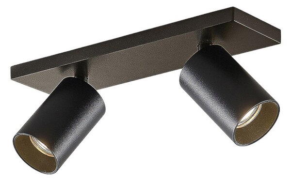 Stropné Lampa Arcchio, Brinja, stmievateľné, Čierna, Chodba, Hliník, Moderný