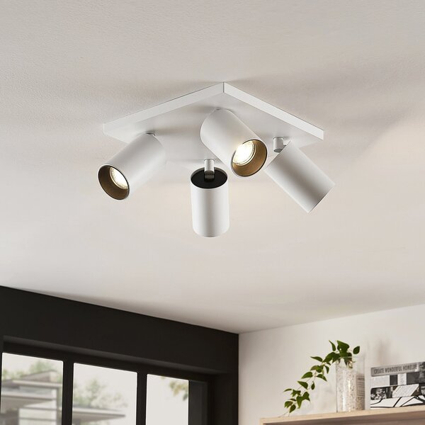 Stropné Lampa Arcchio, Brinja, stmievateľné, Biela, Chodba, Hliník, Moderný