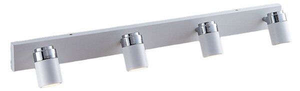 Stropné Lampa Lindby, Kardo, stmievateľné, Biela, Kúpeľňa, Kov, Moderný