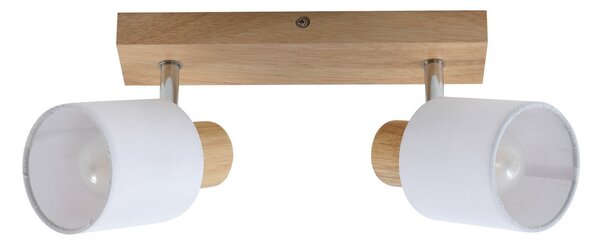 Stropné Lampa Lindby, Wanessa, stmievateľné, Drevo, Obývacia izba, Drevo, Moderný