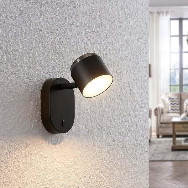 Stropné Lampa Lindby, Marrie, Čierna, Obývacia izba, Kov, Moderný