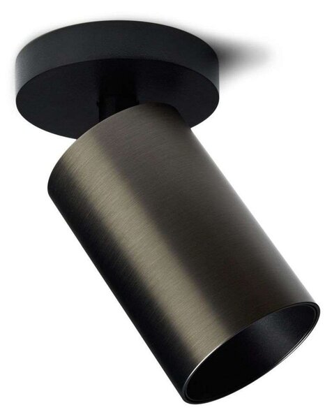 Stropné Lampa ANTIDARK, Čierna, Obývacia izba, Hliník