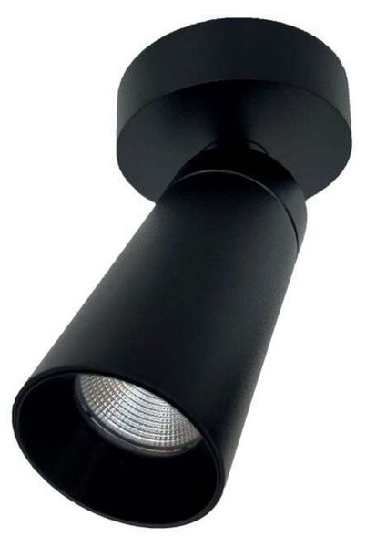 Stropné Lampa ANTIDARK, stmievateľné, Čierna, Obývacia izba, Hliník