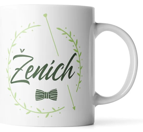Sablio Hrnček Ženích motýlik - 330 ml - standard