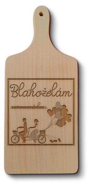 Sablio Doštička na krájanie Blahoželám novomanželom
