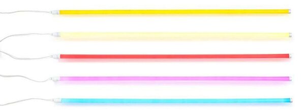 Stolové Lampa HAY, Neon Tube, Modrá, Obývacia izba, Plast, Moderný