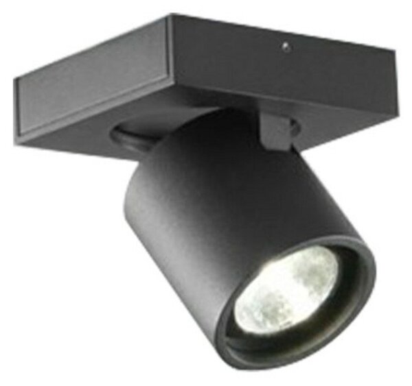 Stropné Lampa LIGHT-POINT, stmievateľné, Čierna, Obývacia izba, Hliník