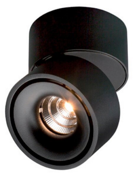 Stropné Lampa ANTIDARK, stmievateľné, Čierna, Obývacia izba, Hliník