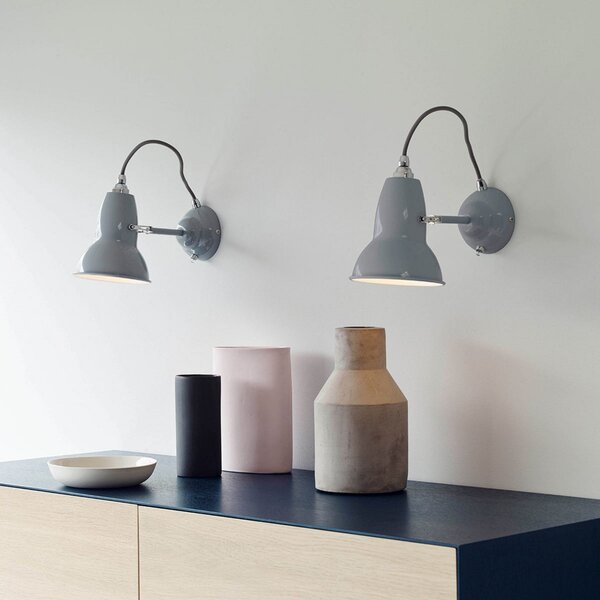 Nástenné Svietidlo Anglepoise, Original 1227, Sivá, Obývacia izba, Kov, Industriálny