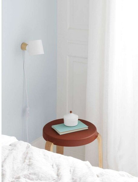 Nástenné Svietidlo Normann Copenhagen, Biela, Obývacia izba, Kov