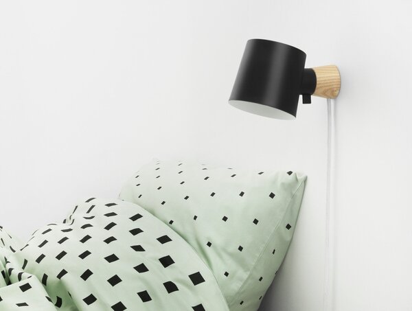Nástenné Svietidlo Normann Copenhagen, Čierna, Obývacia izba, Kov