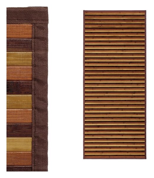 Bambusový behúň v hnedo-horčicovej farbe 75x175 cm – Casa Selección
