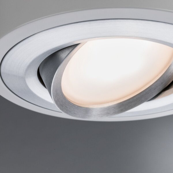 Stropné Lampa Paulmann, Argun, stmievateľné, Biela, Obývacia izba, Kov, Moderný