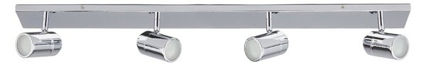 Stropné Lampa Lindby, DEJAN, stmievateľné, Metalická, Kúpeľňa, Kov, Moderný