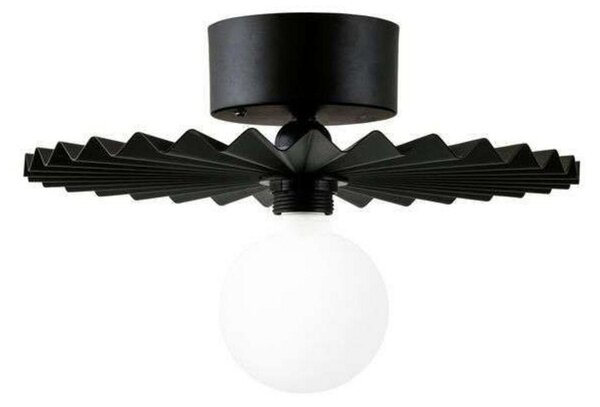 Stropné Lampa Globen Lighting, Čierna, Obývacia izba, Kov
