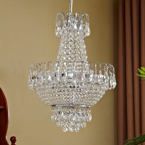 Lustre Lindby, Casparia, stmievateľné, Transparentná, Obývacia izba, Krištáľ, Starožitný