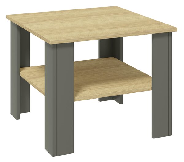 KONFERENČNÝ STOLÍK, antracitová, dub medový, kompozitné drevo, 55/55/44 cm Livetastic - Stolíky do obývačky, Online Only