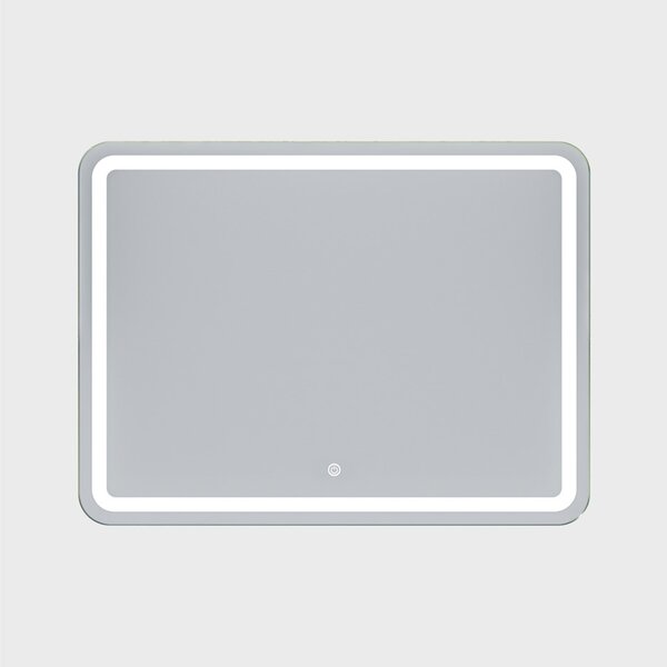 Erga Isabella, LED zrkadlo 80x60cm, 2185 lm, 6500K, predné/zadné osvetlenie, ERG-V01-129-8060-00