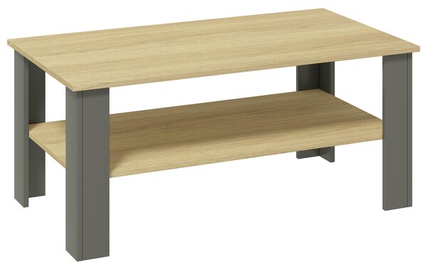 KONFERENČNÝ STOLÍK, antracitová, medová, kompozitné drevo, 100/55/44 cm Livetastic - Stolíky do obývačky, Online Only