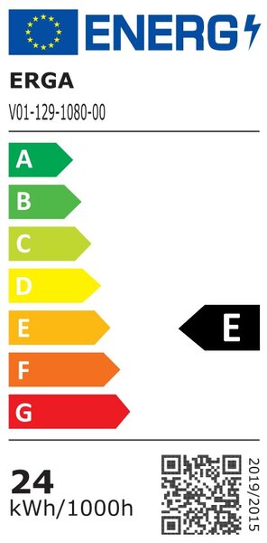 Erga Isabella, LED zrkadlo 100x80cm, 2760 lm, 6500K, predné/zadné osvetlenie, ERG-V01-129-1080-00