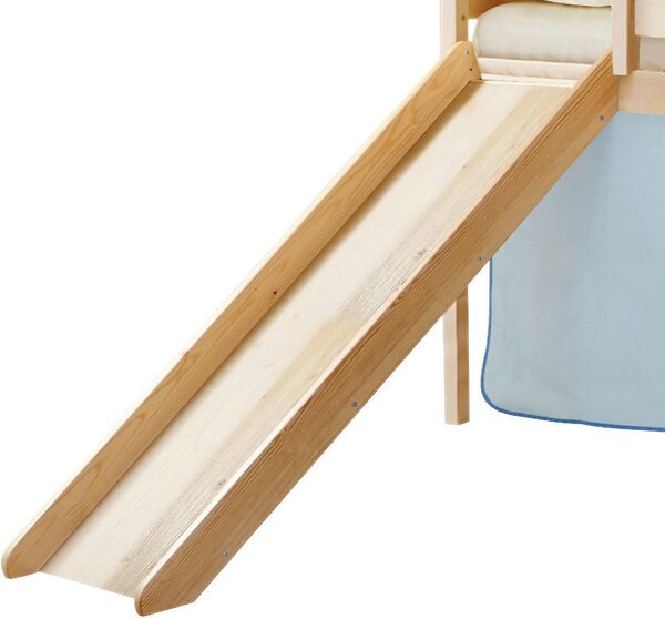 POSTEĽ S PRIESTOROM NA HRU, 90/200 cm farba borovice, svetlomodrá, tmavomodrá MID.YOU - Detské izby, Online Only