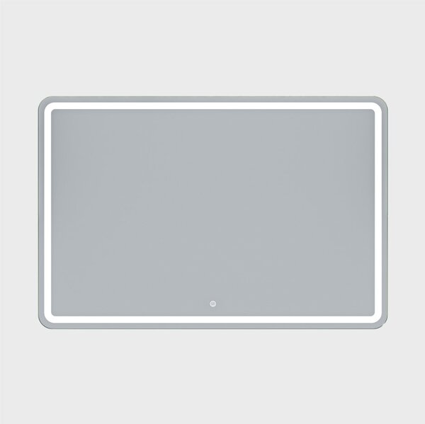 Erga Isabella, LED zrkadlo 120x80cm, 3105 lm, 6500K, predné/zadné osvetlenie, ERG-V01-129-1280-00