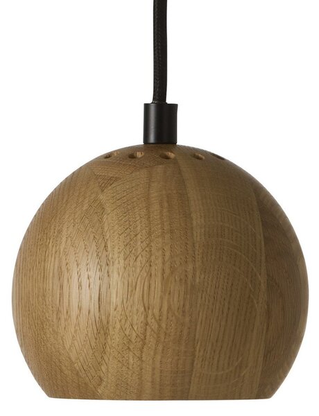 Závesné svietidlá FRANDSEN, Ball, stmievateľné, Drevo, Obývacia izba, Drevo, Dizajnový
