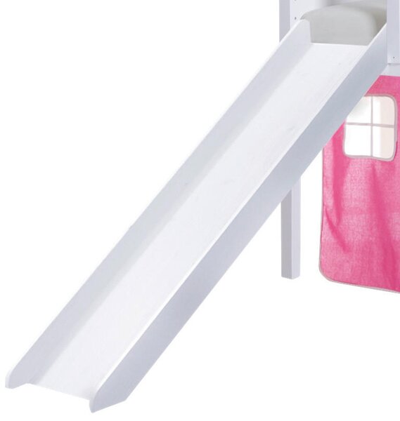 POSTEĽ S PRIESTOROM NA HRU, 90/200 cm biela, pink MID.YOU - Detské izby, Online Only